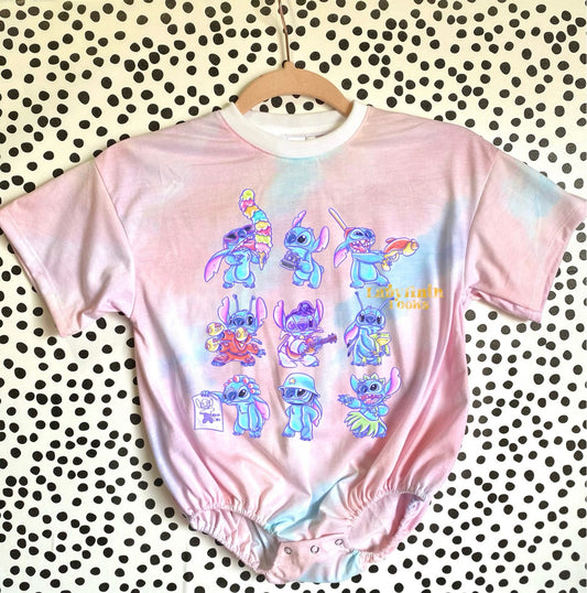 626 Collage - Cotton Candy Bubble Romper