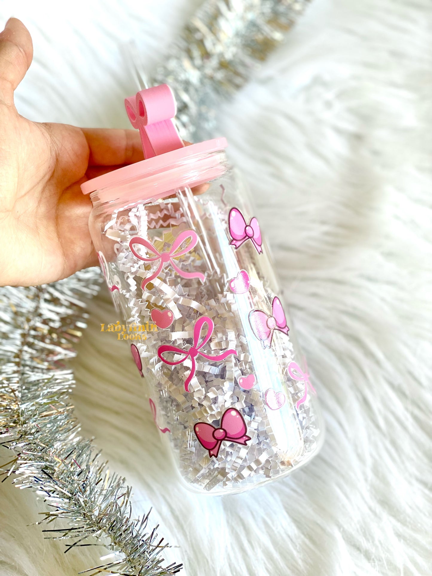 HK Coquette - 16oz Glass