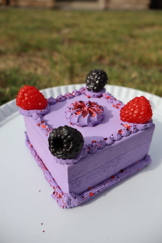 Purple - Cake Jewelry Box