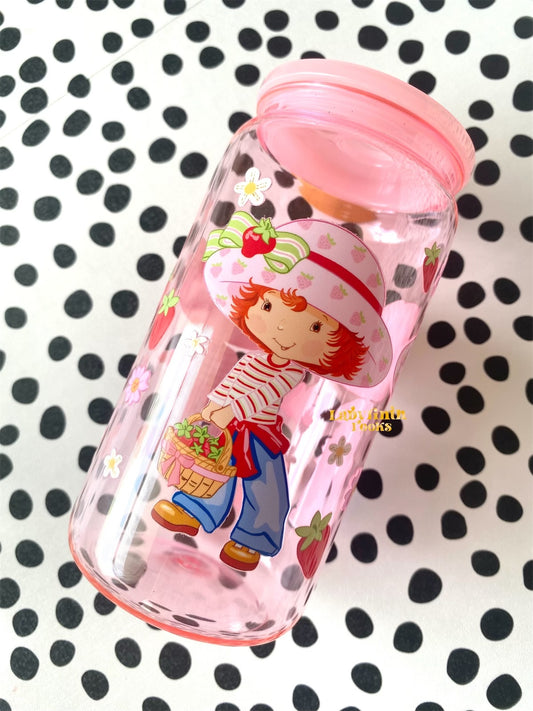 Strawberry Girl - Plastic 16oz