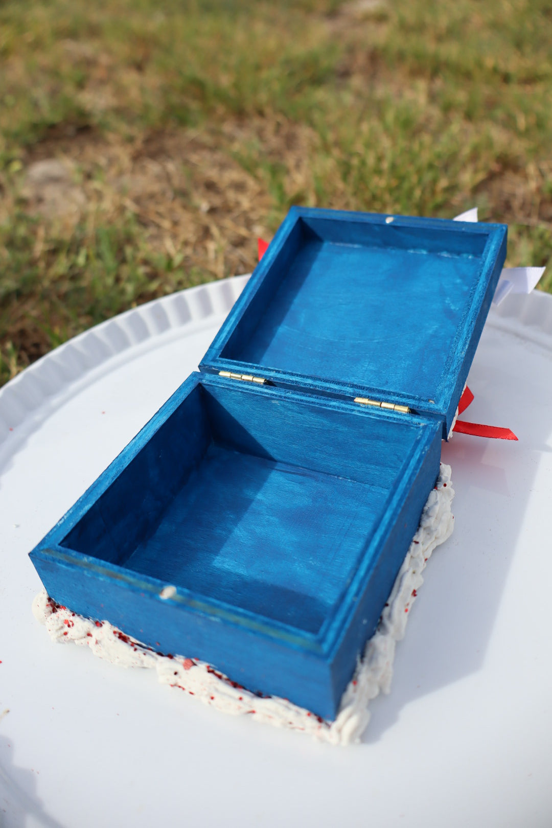 Royal Blue - Cake Jewelry Box