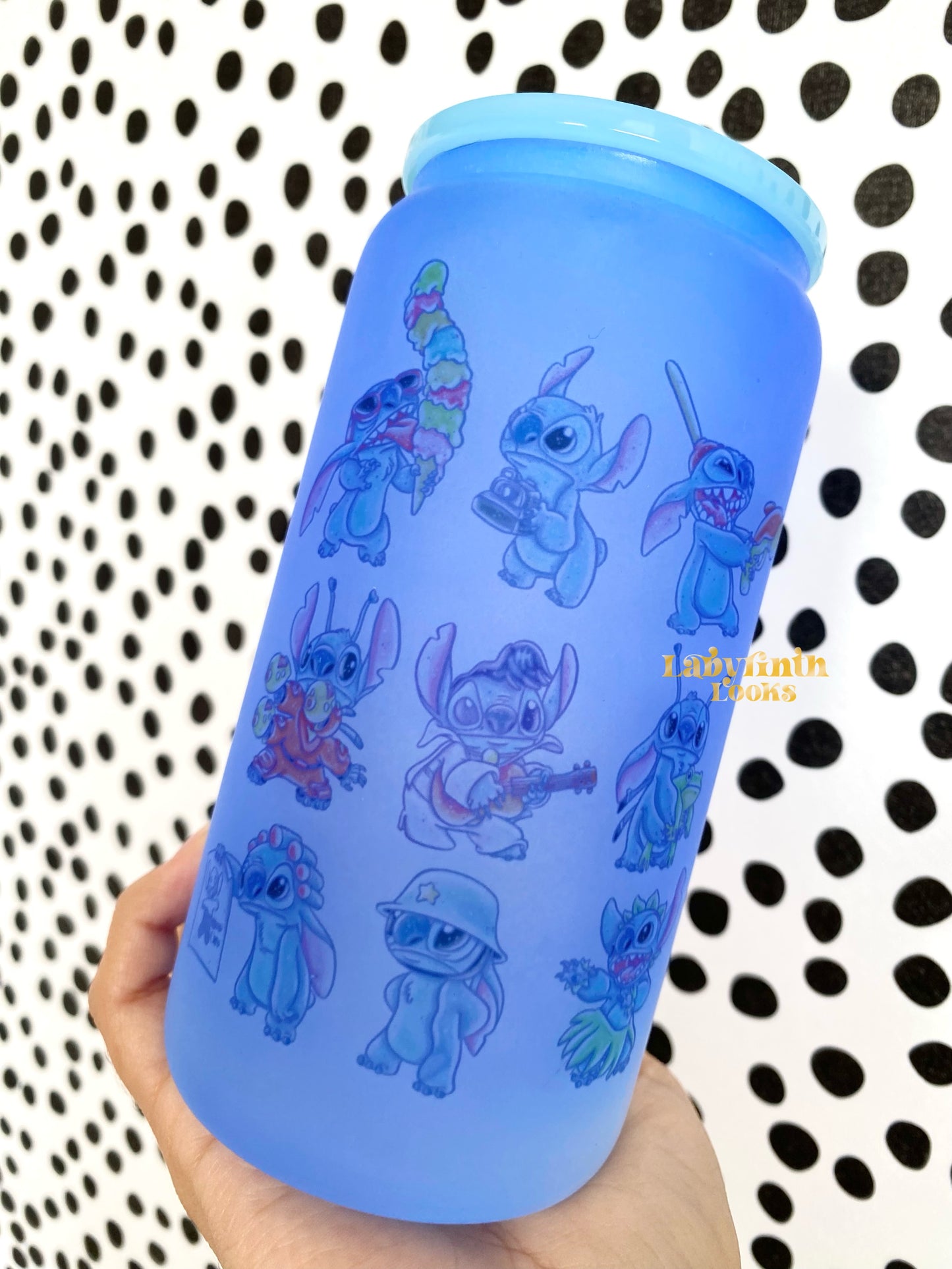 626 Collage  - 16oz Blue Color Changing