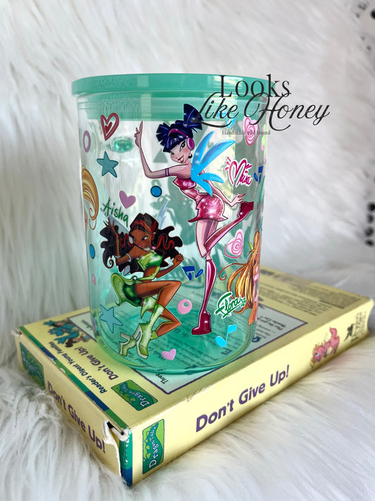 Fairy Friends - Glass Ombre Mug 17oz