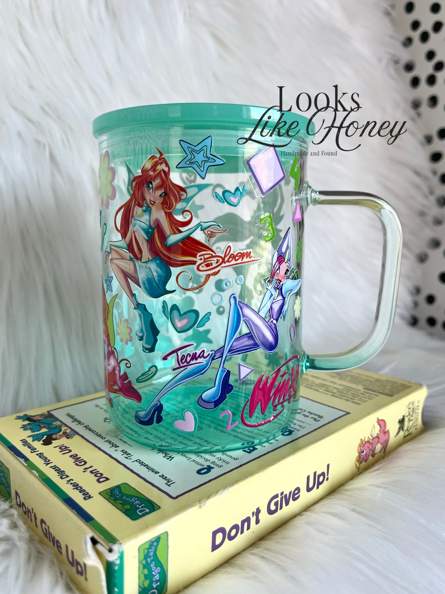 Fairy Friends - Glass Ombre Mug 17oz