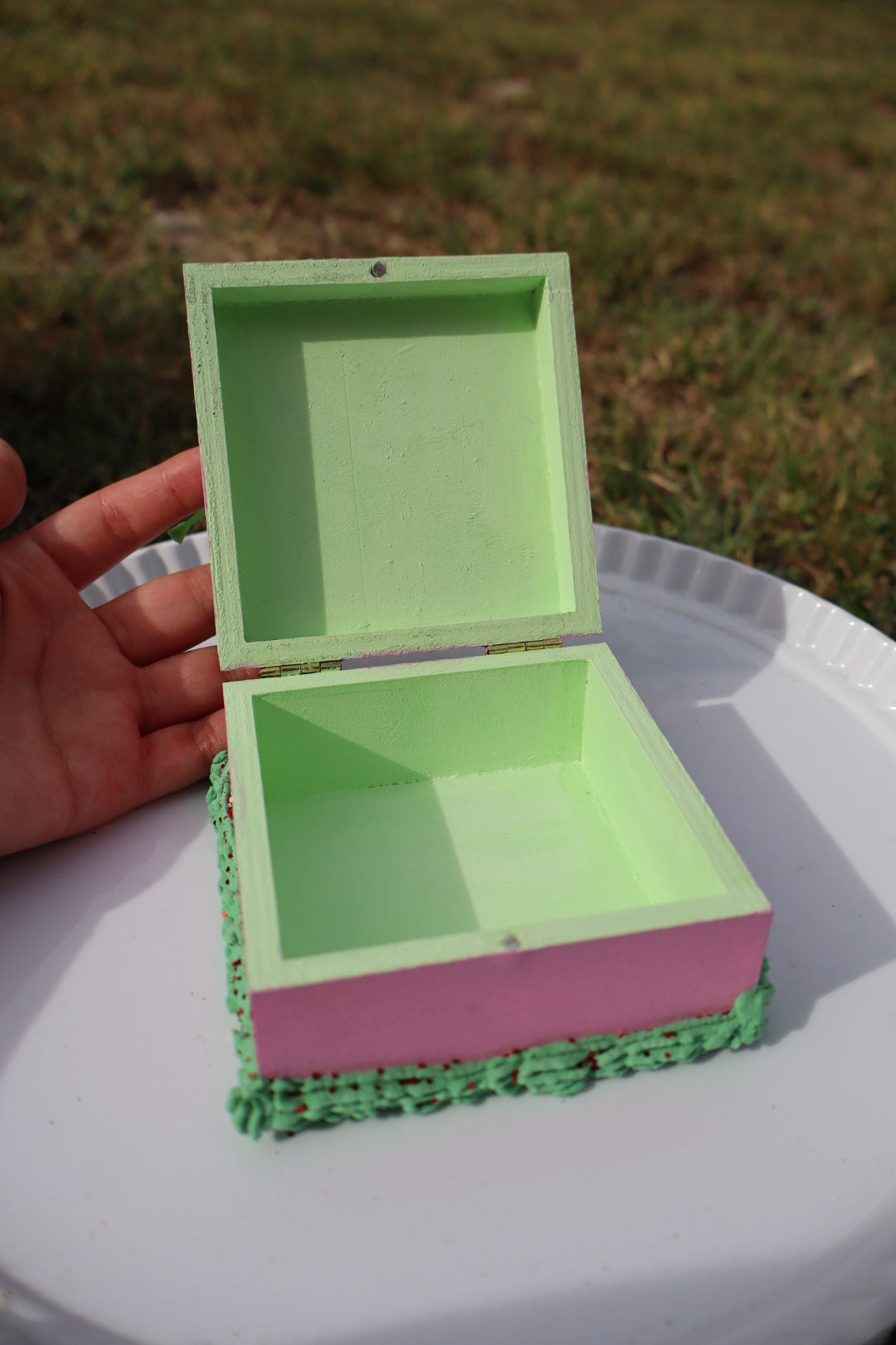 Pink - Cake Jewelry Box