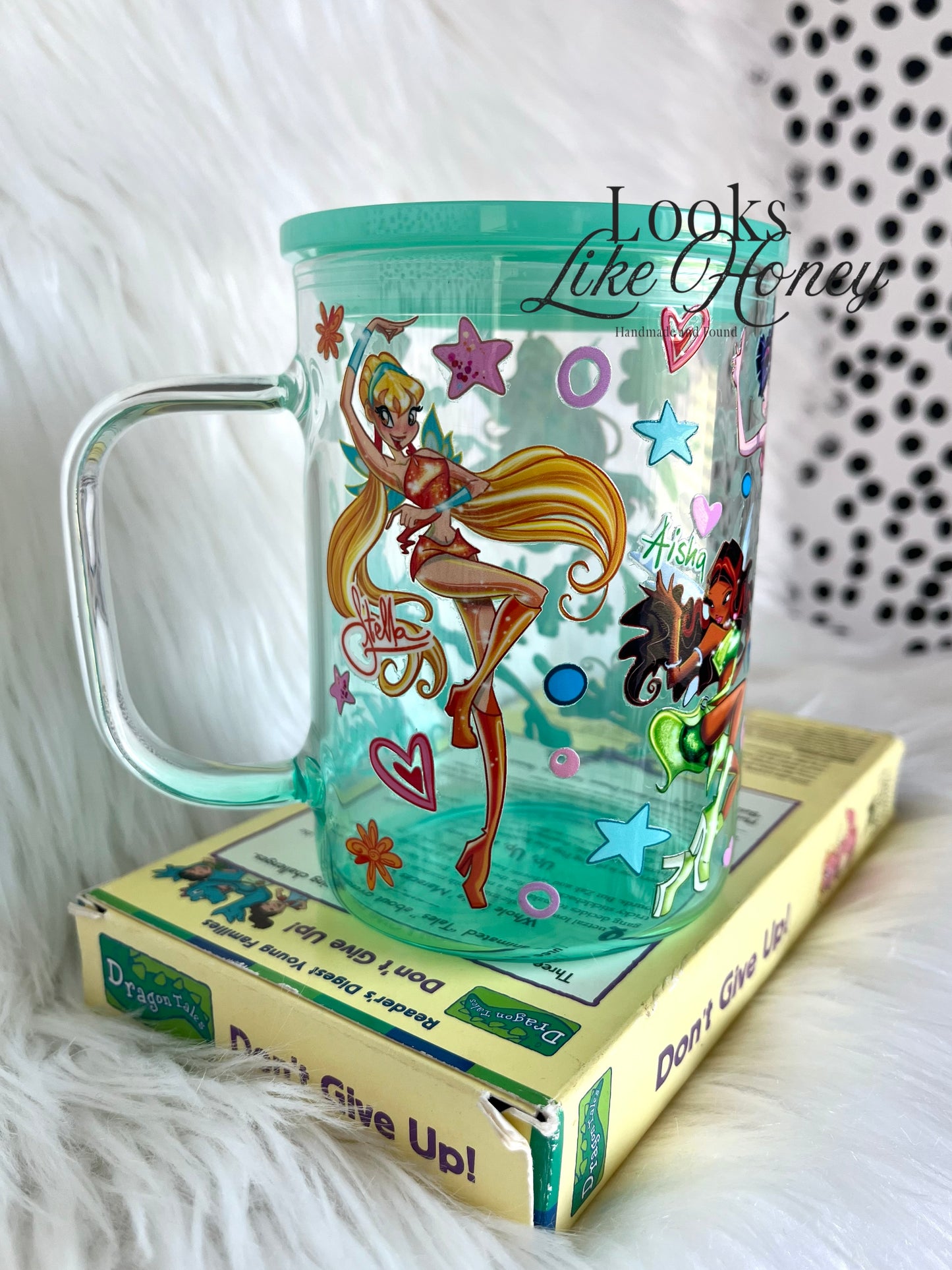 Fairy Friends - Glass Ombre Mug 17oz